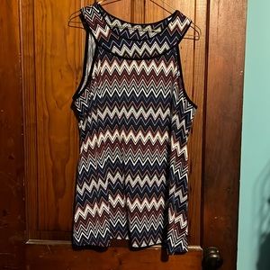 Chevron design tank top